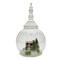 Roman 11.5" Clear and White LED Lighted Snowman Winter Scene Christmas Tabletop Decor